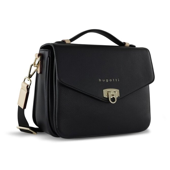 Dámská taška Bugatti Ella classic černá, Polyuretan