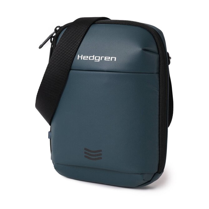 Taška cross Hedgren Commute Turn S9 modrá, Textil