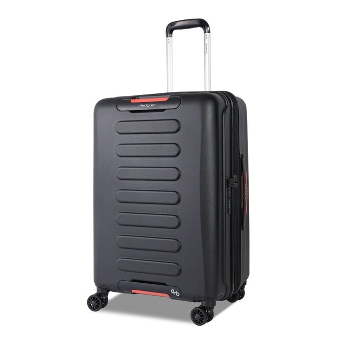 Cestovní Kufr Hedgren Comby M černá, Polykarbonát