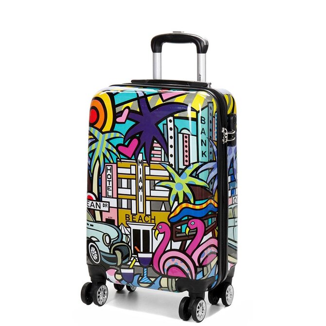 Cestovní kufr MADISSON 4W ABS S vícebarevná, ABS / Polykarbonát