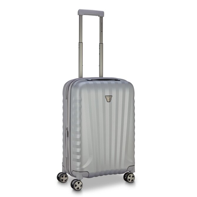 Cestovní kufr Roncato Premium 3.0 S stříbrná, Polykarbonát