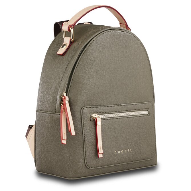 Dámský batůžek Bugatti ELLA zelená, Polyuretan