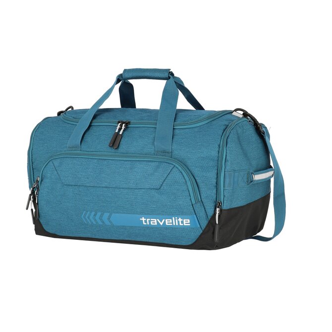 Cestovní taška Travelite KICK OFF M petrolejová, Textil