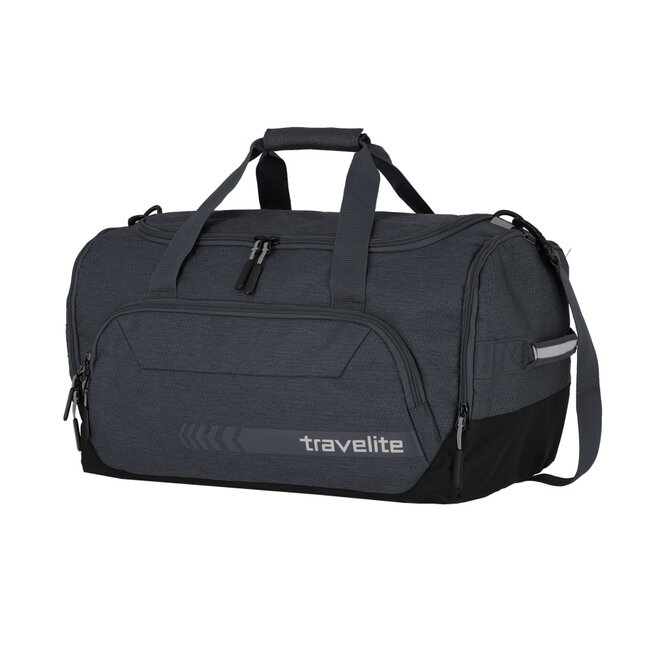 Cestovní taška Travelite KICK OFF M antracitová, Textil