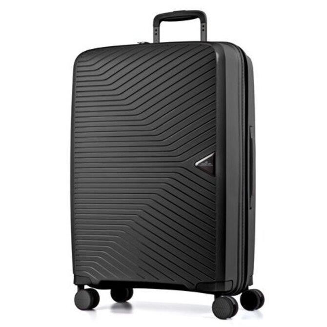 Cestovní kufr March Gotthard L černá, Polypropylen