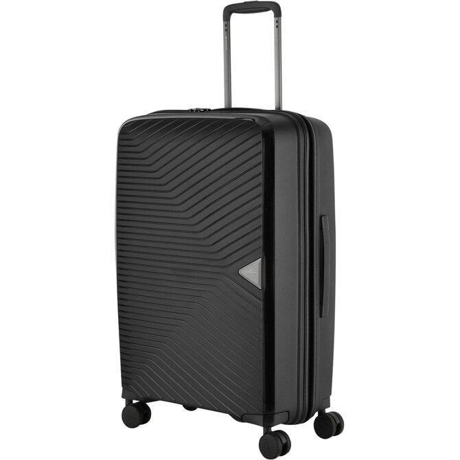 Cestovní kufr March Gotthard M černá, Polypropylen