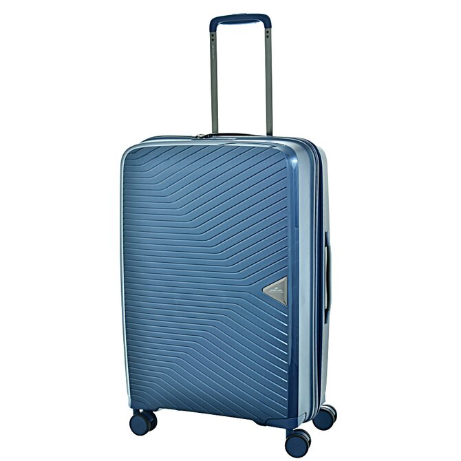 Cestovní kufr March Gotthard M modrá, Polypropylen