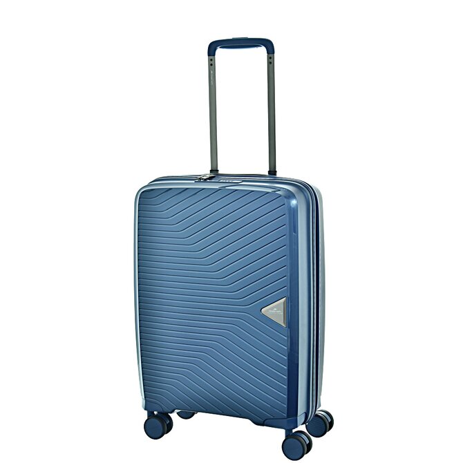 Cestovní kufr March Gotthard S modrá, Polypropylen