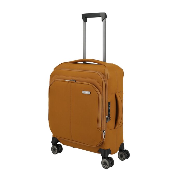 Cestovní kufr Travelite PRIIMA 4W S oranžová, Textil