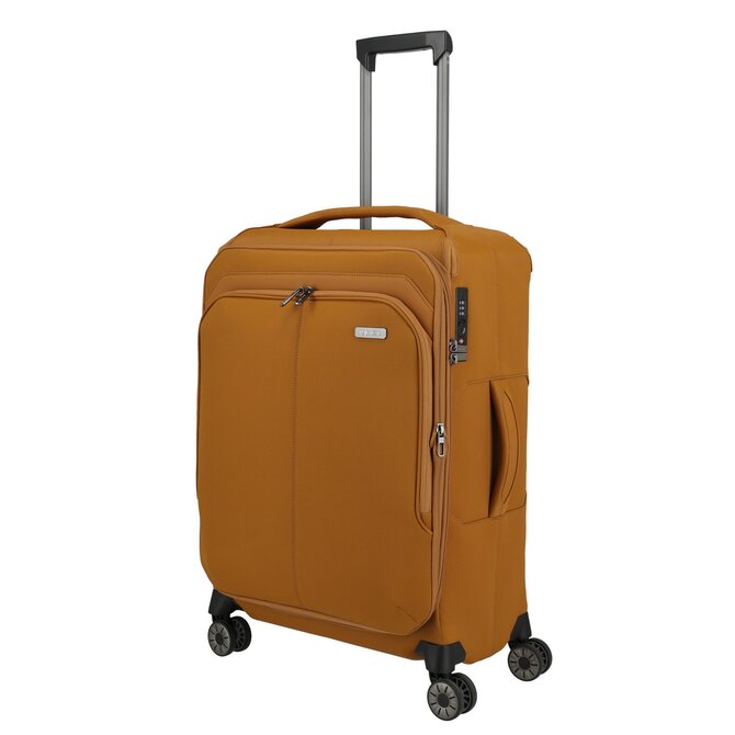 Cestovní kufr Travelite PRIIMA 4W M oranžová, Textil