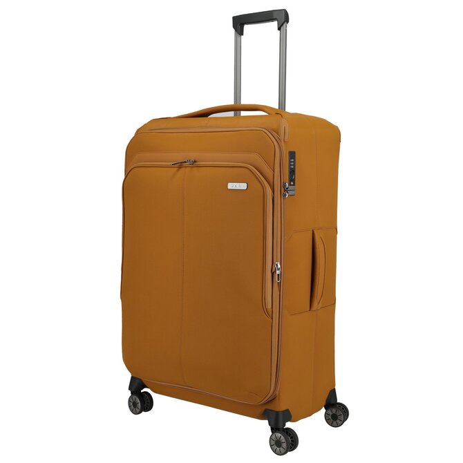 Cestovní kufr Travelite PRIIMA 4W L oranžová, Textil