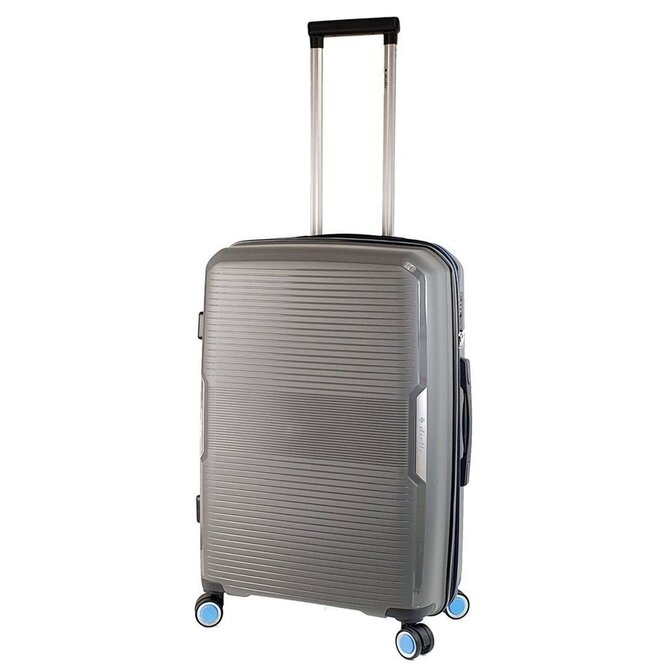 Cestovní kufr Dielle 4W M PP antracitová, Polypropylen