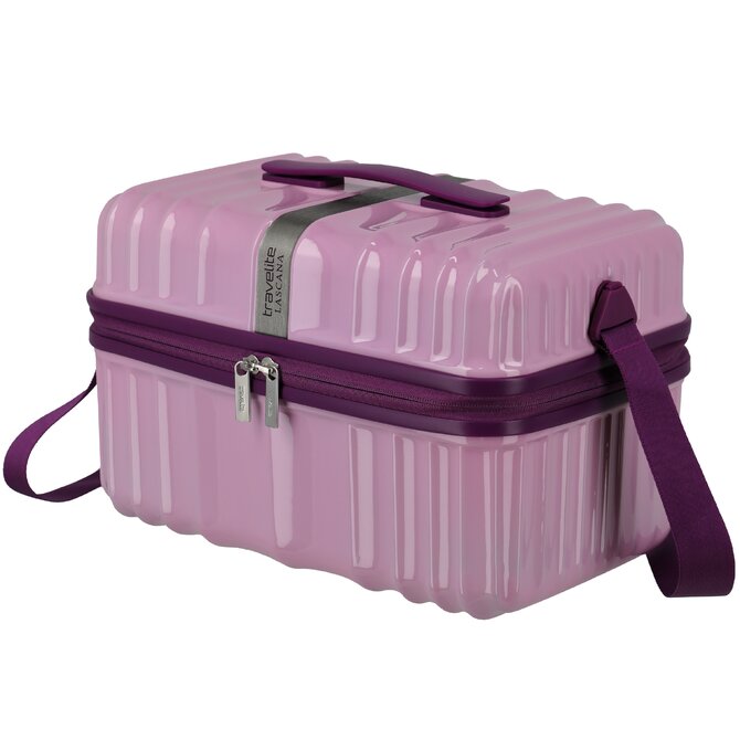 Kosmetický kufr Travelite Lascana edition fialová, ABS