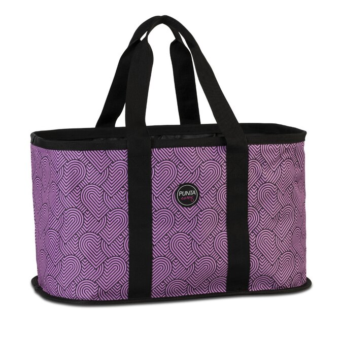 Fabrizio Skládací nákupní taška Punta Easy fialová, Textil