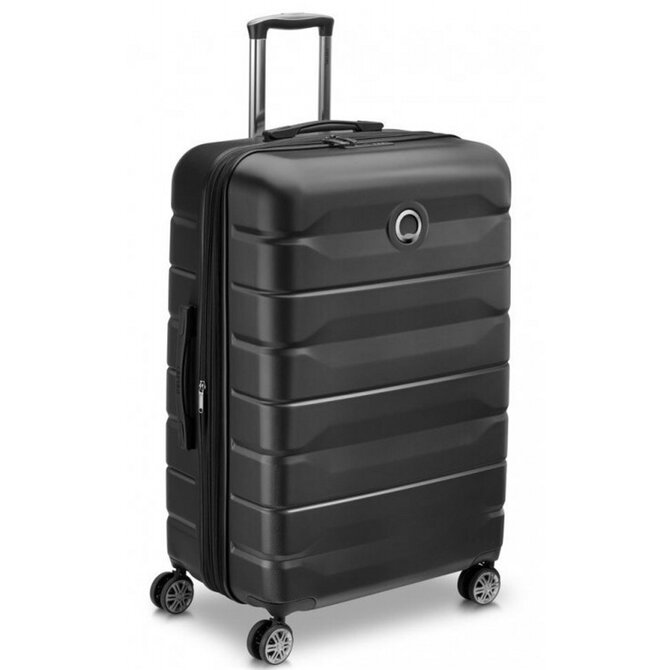 Cestovní kufr Delsey Air Armour L černá, ABS / Polykarbonát