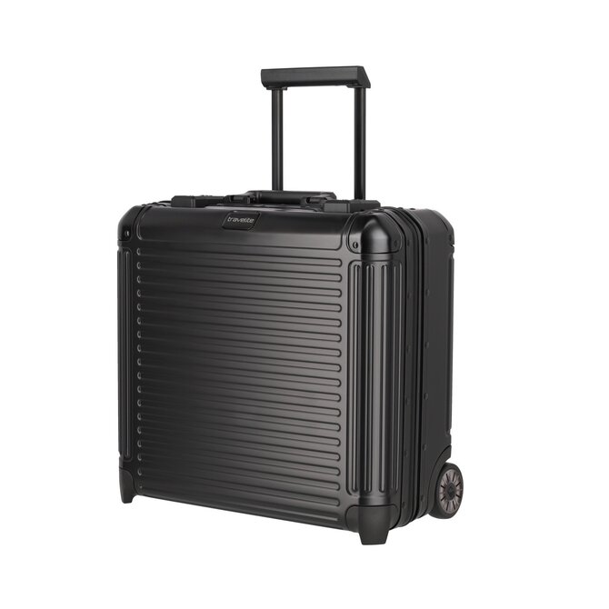 Pilotní kufr Travelite NEXT černá, Aluminium