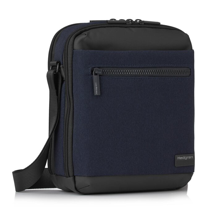 Taška cross Hedgren Next Vertical M modrá, Textil