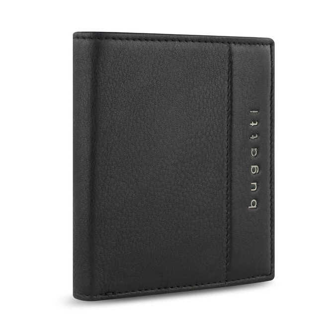 Pánská peněženka Bugatti Nome vertical S černá, Kůže