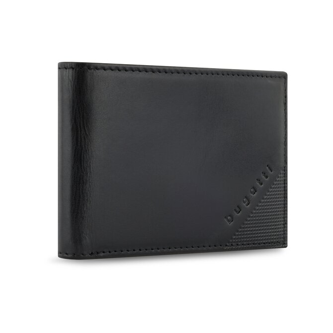 Pánská peněženka Bugatti Nobile Purse černá, Kůže