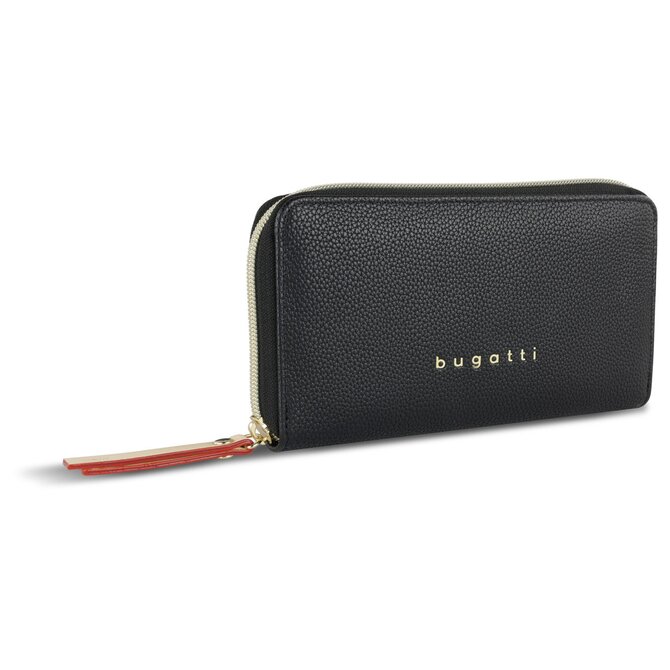 Dámská peněženka Bugatti ELLA černá, Polyuretan
