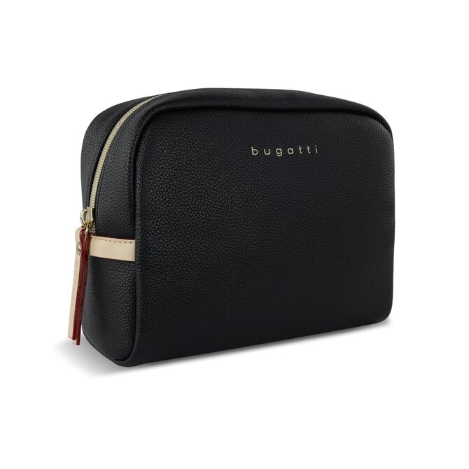 Kosmetická taška Bugatti ELLA černá, Polyuretan