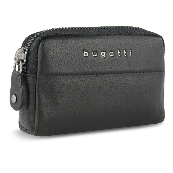 Klíčenka Bugatti Nome etui černá, Kůže