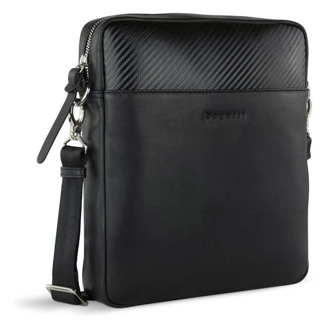 Taška cross Bugatti Comet M černá, Kůže