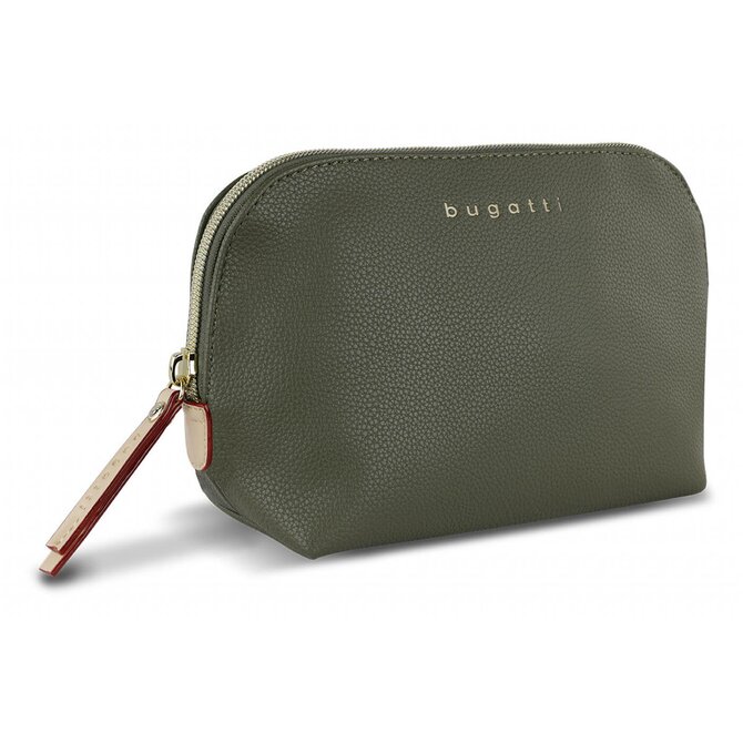 Kosmetická taška Bugatti ELLA zelená, Polyuretan