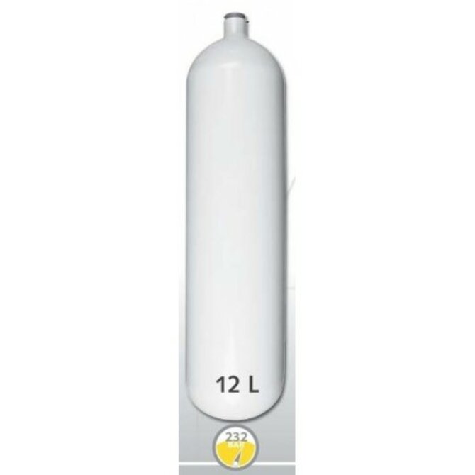 Eurocylinder Lahev ocelová 12 L průměr 171 mm (dlouhá) 230 Bar