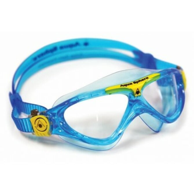AQUASPHERE Brýle plavecké VISTA JUNIOR čirý zorník-aqua/žlutá