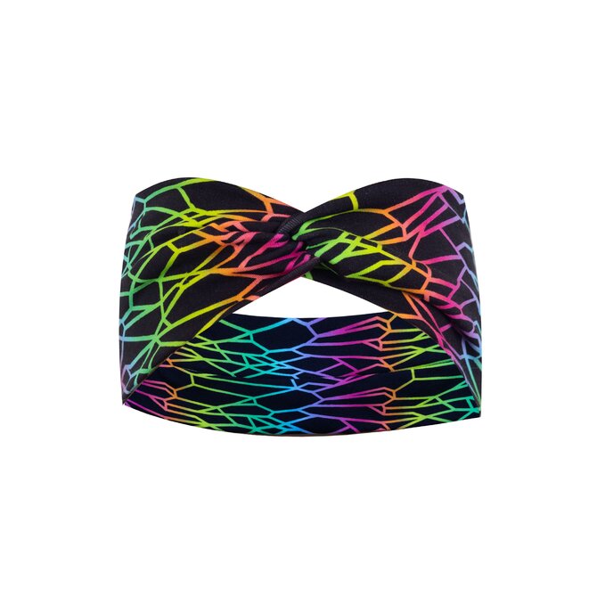 Ebbie Bavlněná čelenka - NEON POLYGON Velikost: 1-3