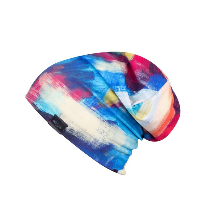 Ebbie Bavlněná čepice Beanie - ABSTRAKT Velikost: 0-1 0-1
