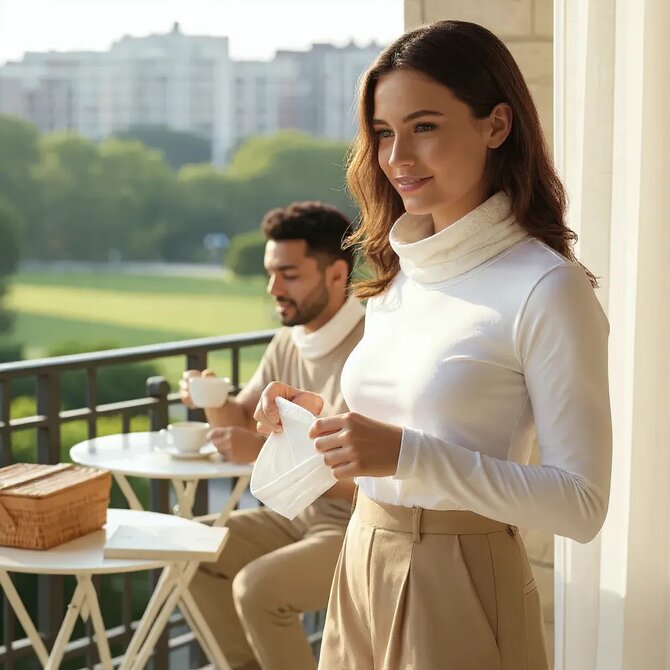 Ebbie Nákrčník madeira - ECRU Velikost: dospělý dospělý