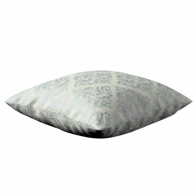 Dekoria Kinga - potah na polštář jednoduchý, stříbrná modrá, 43 × 43 cm, Imperia Premium, 144-11