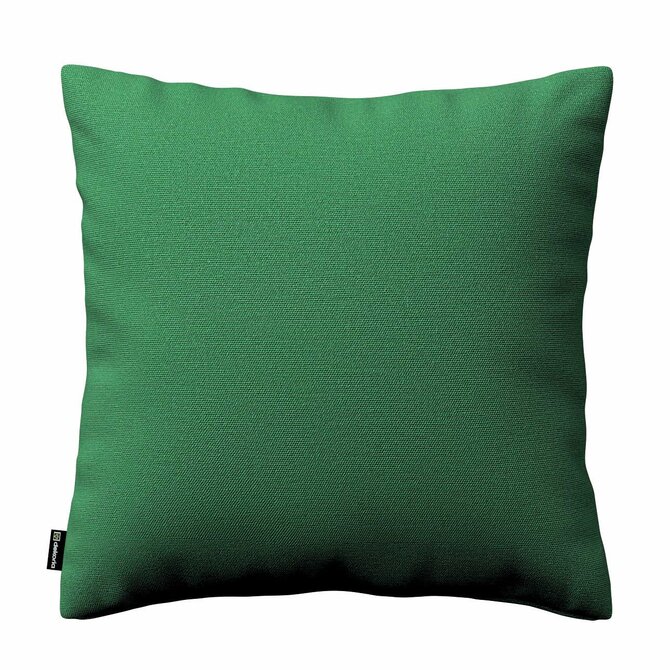 Dekoria Kinga - potah na polštář jednoduchý, lahvově zelená, 43 × 43 cm, Loneta, 133-18