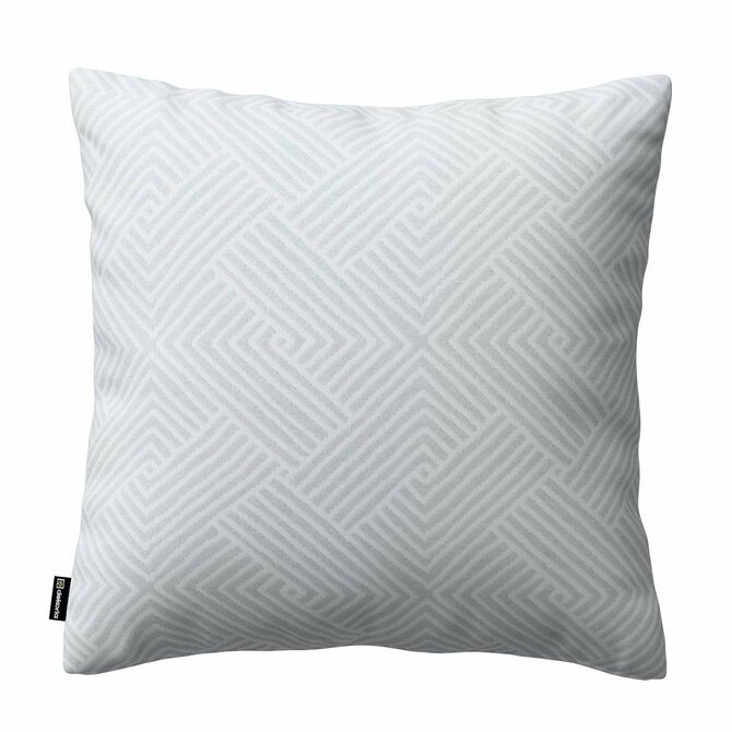 Dekoria Kinga - potah na polštář jednoduchý, vzor v odstínech šedo-bílé, 43 × 43 cm, Sunny, 143-43