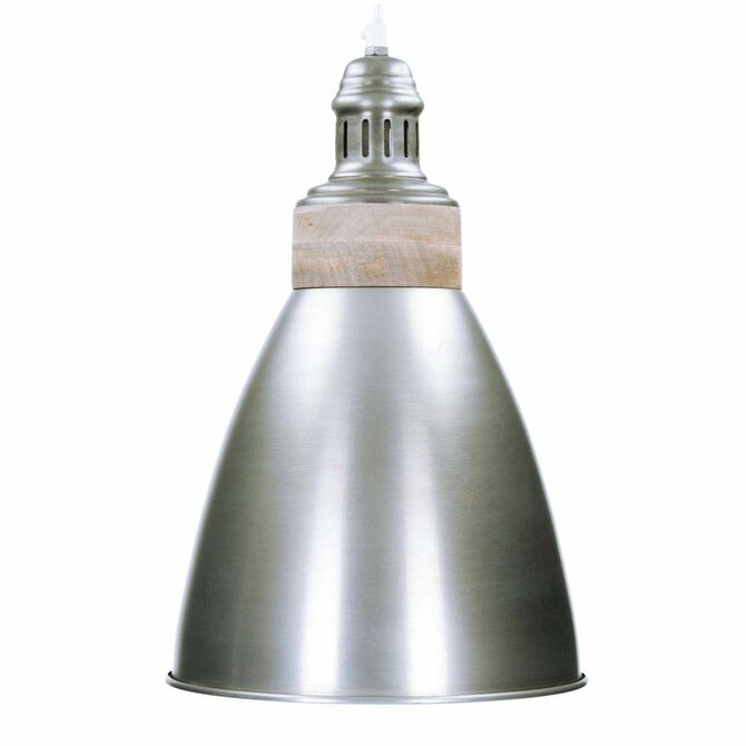 Dekoria Lampa závěsná Amy Silver, 25 cm