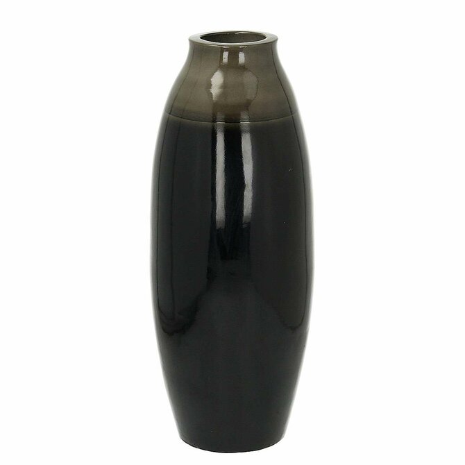 Dekoria Váza  Bella Black výška 27cm, 18 x 27 cm