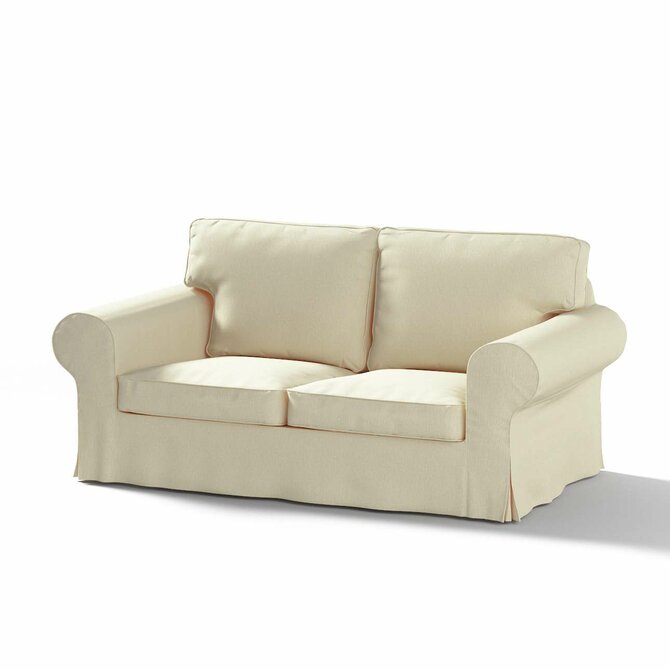 Dekoria Potah na pohovku IKEA Ektorp 2-místná rozkládací  NOVÝ MODEL 2012, krémová, Ektorp 2-m rozkl. od 2012, Chenille, 161-39