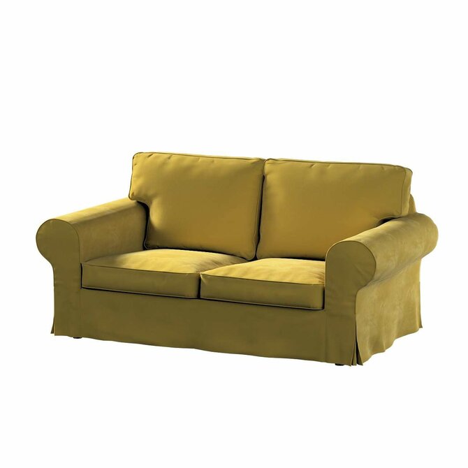 Dekoria Potah na pohovku IKEA Ektorp 2-místná rozkládací  NOVÝ MODEL 2012, olivově zelená, Ektorp 2-m rozkl. od 2012, Velvet, 704-27