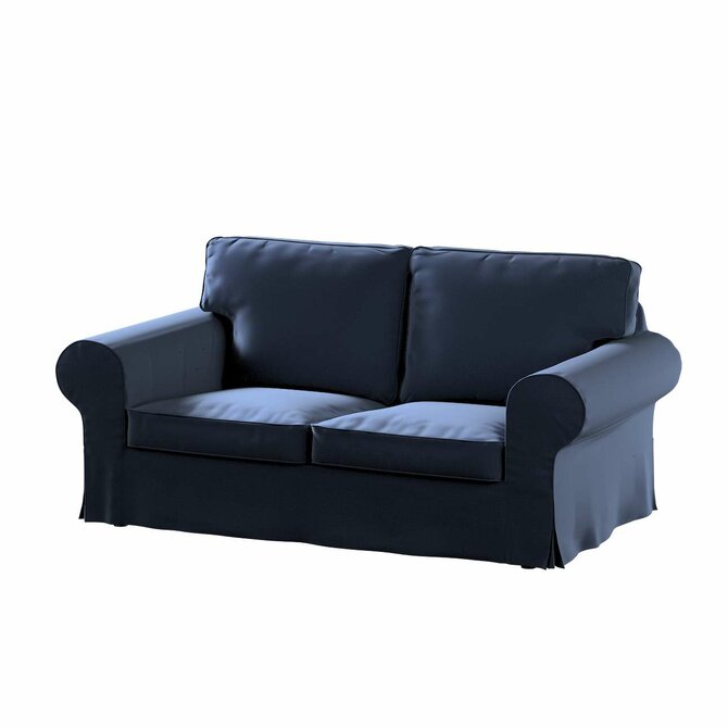 Dekoria Potah na pohovku IKEA Ektorp 2-místná rozkládací  NOVÝ MODEL 2012, tmavě modrá, Ektorp 2-m rozkl. od 2012, Ingrid, 705-39