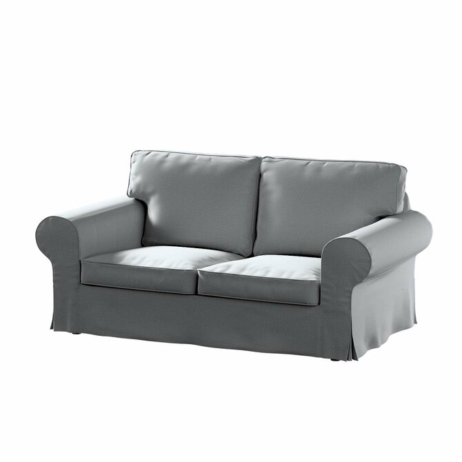 Dekoria Potah na pohovku IKEA Ektorp 2-místná rozkládací  NOVÝ MODEL 2012, šedá tmavá, Ektorp 2-m rozkl. od 2012, Ingrid, 705-42