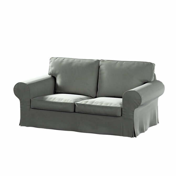 Dekoria Potah na pohovku IKEA Ektorp 2-místná rozkládací  NOVÝ MODEL 2012, Šedá, Ektorp 2-m rozkl. od 2012, Living Velvet, 704-57