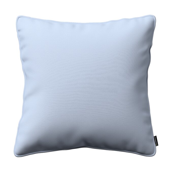 Dekoria Gabi - potah na polštář šňůrka po obvodu, pastelová blankytná, 60 x 60 cm, Loneta, 133-35