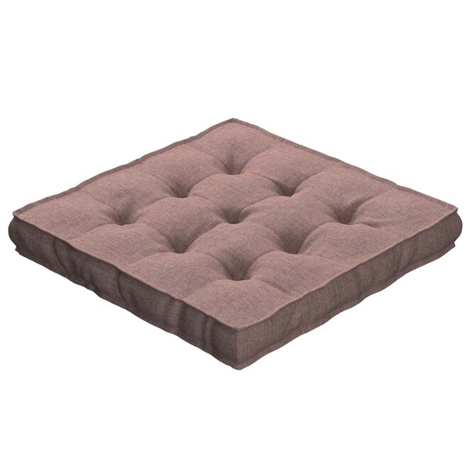 Dekoria Sedák Kuba s úchytem 40x40x6cm nebo 50x50x10cm, matně růžová, 40 x 40 x 6 cm, City, 704-83