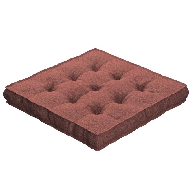 Dekoria Sedák Kuba s úchytem 40x40x6cm nebo 50x50x10cm, hnědá koňaková, 40 x 40 x 6 cm, City, 704-84