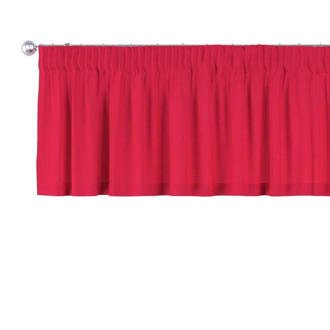 Dekoria Lambrekin na řasící pásce, červená, 390 x 40 cm, Quadro, 136-19