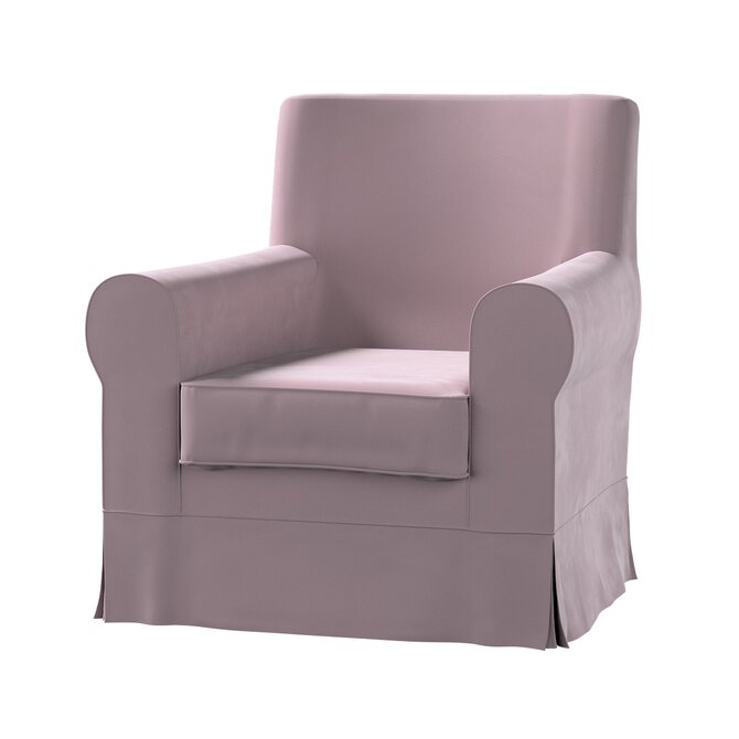Dekoria Potah na křeslo IKEA Ektorp Jennylund, tlumená růžová, kØeslo Ektorp Jennylund, Velvet, 704-14