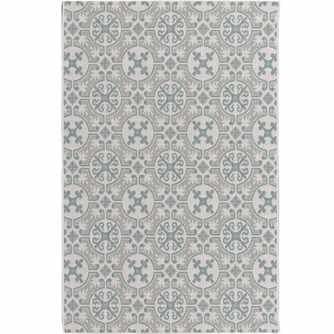 Dekoria Koberec Modern Etno wool/spa blue 120x170cm, 120 x 170 cm