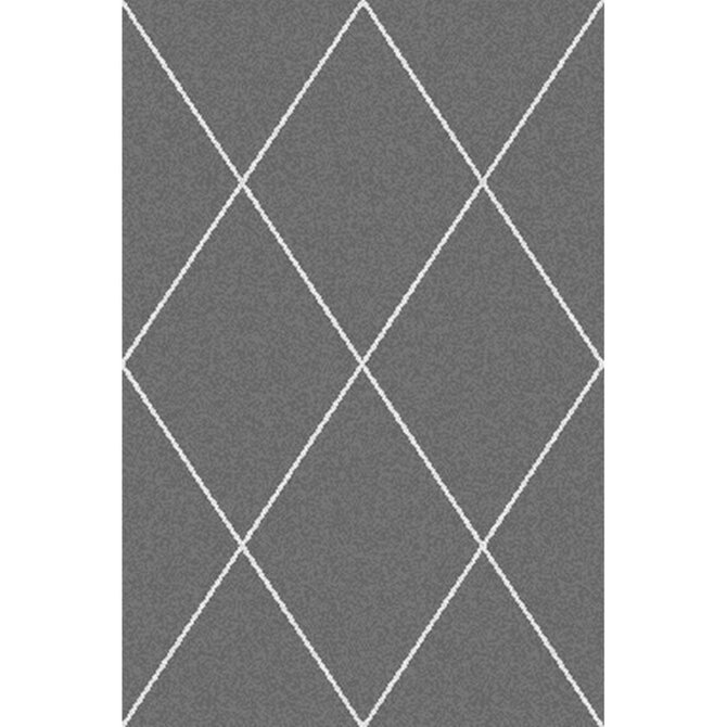 Dekoria Koberec Morocco Royal Rhombs dark grey/cream 160x230cm, 160 x 230 cm